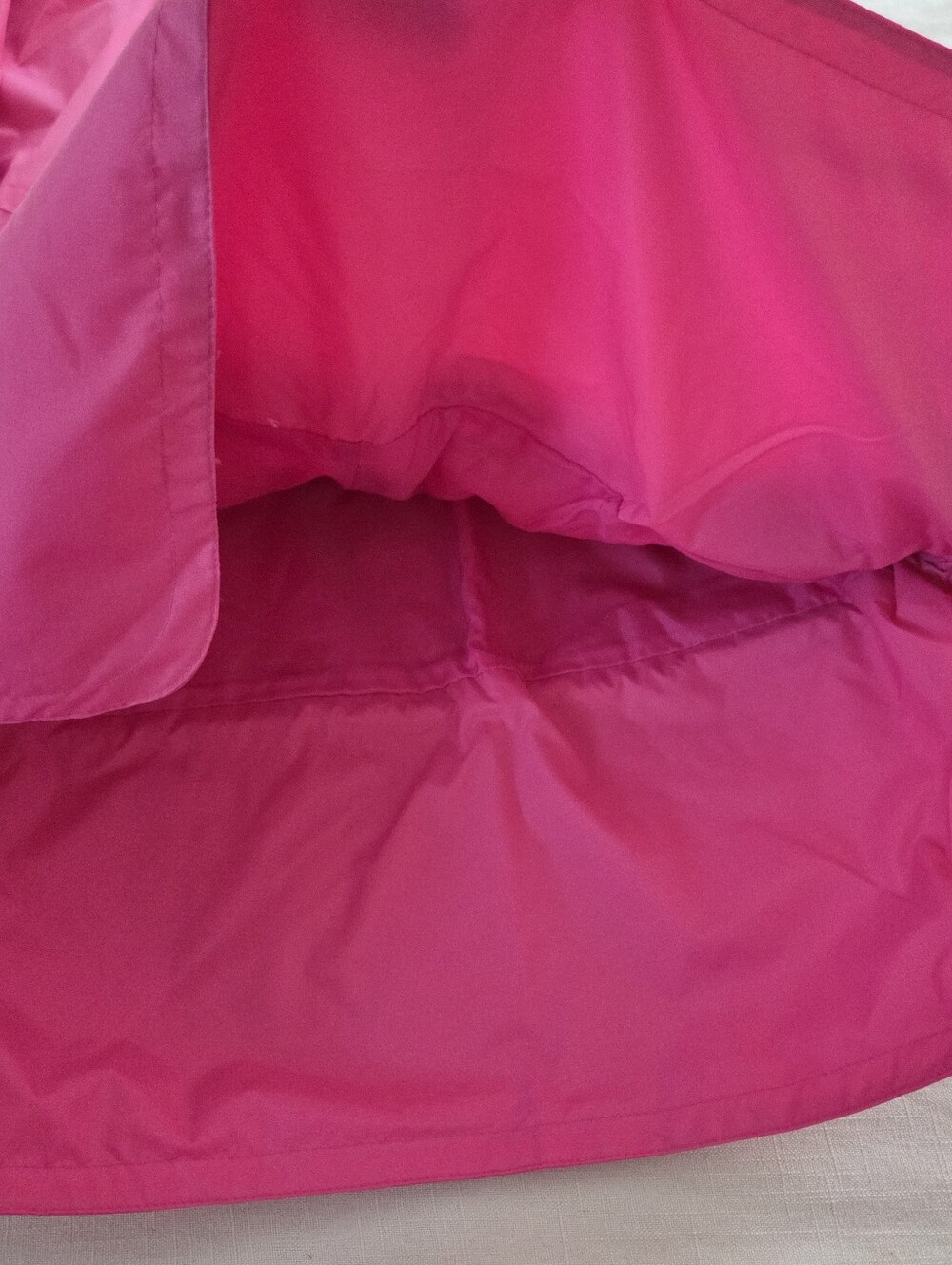 Vintage Snuggler Ski Wear Pink Hooded Windbreaker Jacket Womens Medium Large 6 - Picture 7 of 10